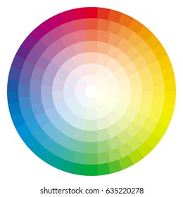 Color wheel palette
