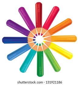 color wheel pencil