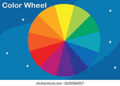 Color Wheel  Vector Design Illustration