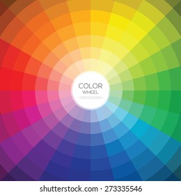 Color Wheel Vector Illustration Stock Vector (Royalty Free) 273335546 ...