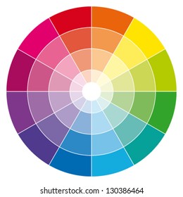 illustration Color Vector wheel