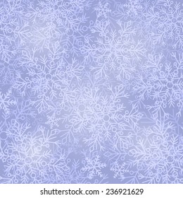 Color Winter Snowflake Abstract Background. Vector illustration