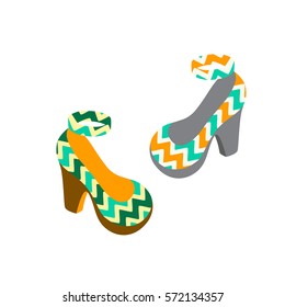 color women shoes
