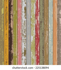 Color Wood Background Texture . vector illustration. 