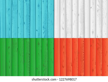 Color wood texture background set. Different wooden pattern design template
