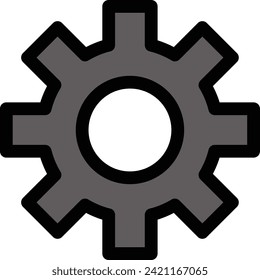 Color Work tool single item icon gear