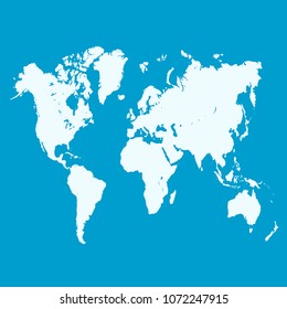 color world map 