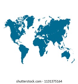 Color world map 