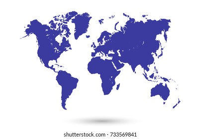 color world map