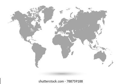 Color World Map Vector