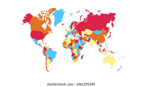 Similar Images, Stock Photos & Vectors of world map - 595512743 ...