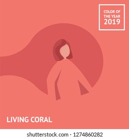 Color of the year 2019 Living Coral.