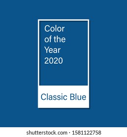 color of the year 2020 classic blue background