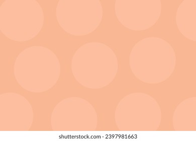 Color of the year 2024 Peach Fuzz. Abstract background with circle shapes pattern.