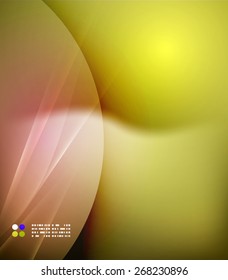 Color yellow red, and light, waves and lines. Abstract background