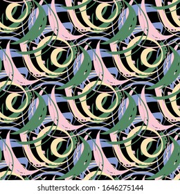 colorabstract ethnic seamless pattern in graffiti style with elements of urban modern style bright quality illustration for your design
