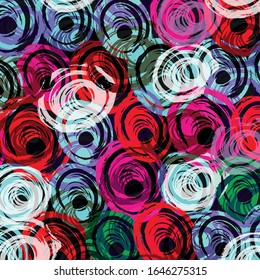 colorido, abstracto y sin fisuras en estilo graffiti con elementos de estilo urbano moderno ilustración de calidad brillante para tu diseño