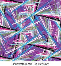 colorabstract ethnic seamless pattern in graffiti style with elements of urban modern style bright quality illustration for your design