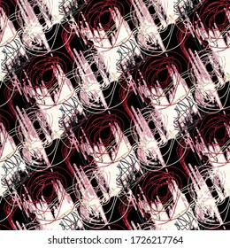 colorabstract ethnic seamless pattern in graffiti style with elements of urban modern style bright quality illustration for your design