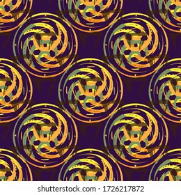 colorabstract ethnic seamless pattern in graffiti style with elements of urban modern style bright quality illustration for your design