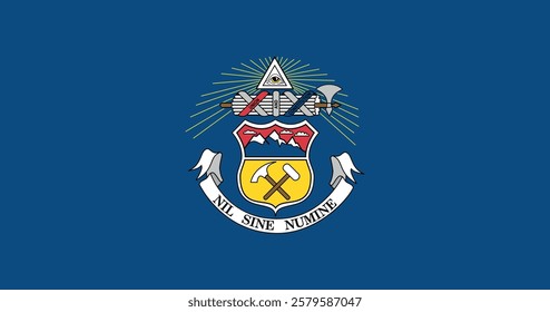Colorado (1907-1911) Flag Vector Illustration Premium Quality