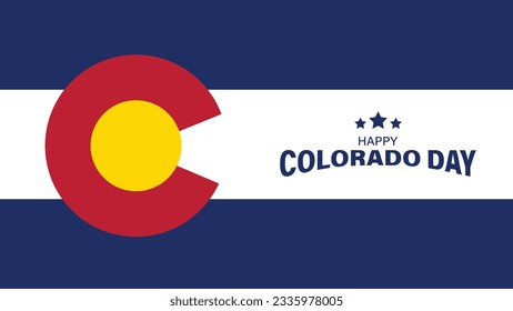 Colorado-Tag, Vektorhintergrund