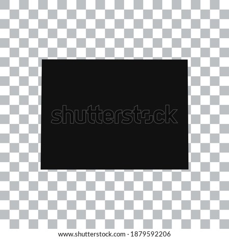 Colorado map isolated on transparent background. Black map for your design. Vector illustration, easy to edit.