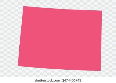 COLORADO Map punch Color Background quality files png