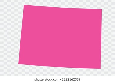 COLORADO Map Rose Color Background quality files png