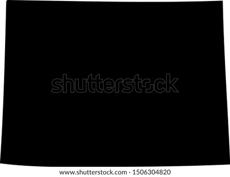 Colorado - map state of USA