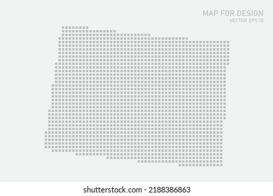 Colorado Map - USA, United States of America Map vector template with grey pixel, grid, grunge, halftone style isolated on white background for infographic, design - Vector illustration eps 10