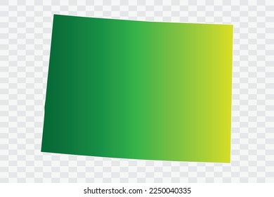COLORADO Map yellowish green Color Background quality files png