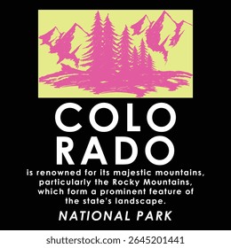 Colorado National Park Rocky Mountains