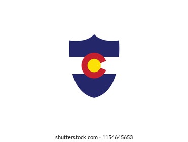 Colorado shield national symbol coat of arms