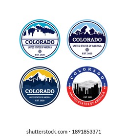 Colorado Skyline Vector , Colorado Skyscraper Logo