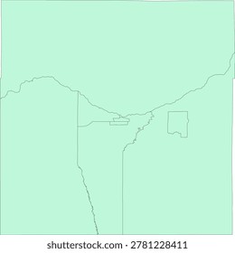Colorado State Morgan County vector Census Tract polygon based on Tiger 2020 Census Data