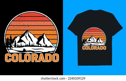 Colorado T  Shirt Design, Vintage