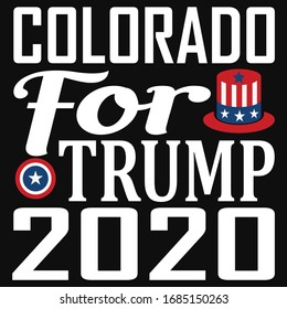 Colorado for Trump 2020 ... T shirt design