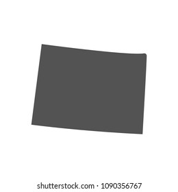 Colorado vector map