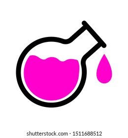Colorant vector icon. sulfate illustration symbol. additive logo.