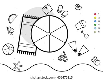 Colorbook Beach