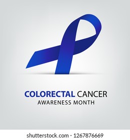 colorectal cancer awareness. healthcare and medicine concept. Vector illustration.