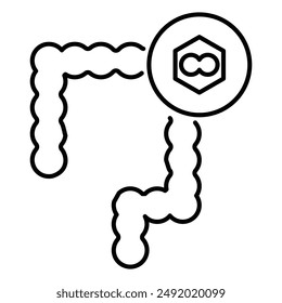 colección del sistema del logotipo del Vector del cáncer colorrectal para el App del Web ui