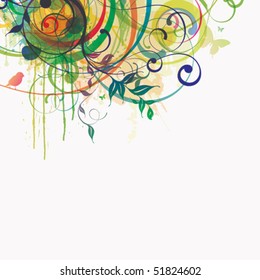 Colored abstract background