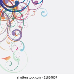 Colored abstract background