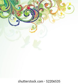Colored abstract background