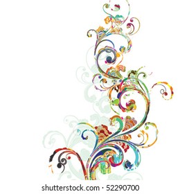 Colored abstract background