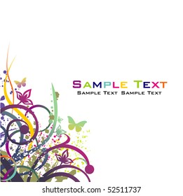 Colored abstract background