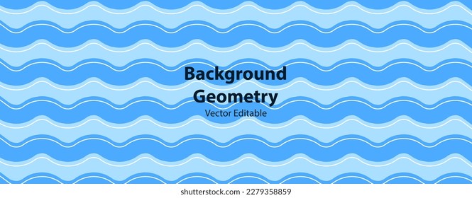colored abstract background. Bergraound wavy lines in cool blue and white colors. minimalistic background for banners, book covers, walls, and other design elements. vector