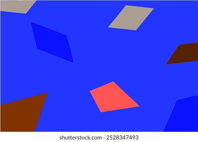 colored abstract background blue with geometric shape . blue background